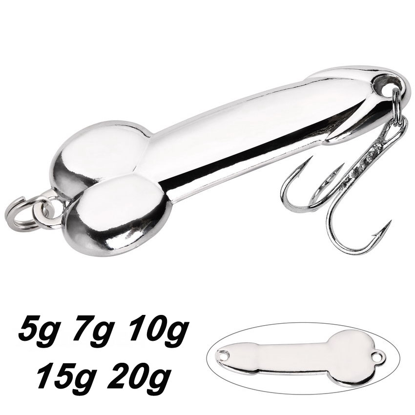 Fishing Lure Spoon - Metal Spoon Penis Shape Fishing Lures