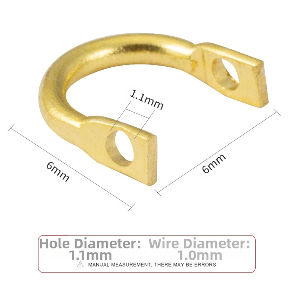 Fishing Lure Spinner - Fishing Connectors U-shaped Lure Rings DIY