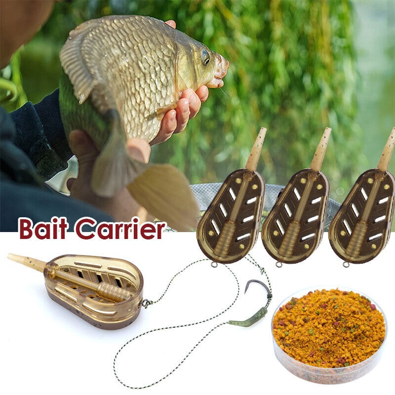 Fishing Lure Making Kit - 5Pcs Embed Feeder for Fishing Inline
