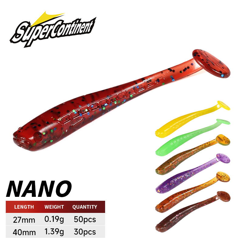 Fishing Lure Soft Plastic - Supercontinent soft bait new minnow 4cm/30pcs