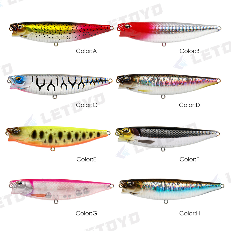 LETOYO 65mm 5g/90mm 10g Surfac - Fishing Lure Topwater review and price