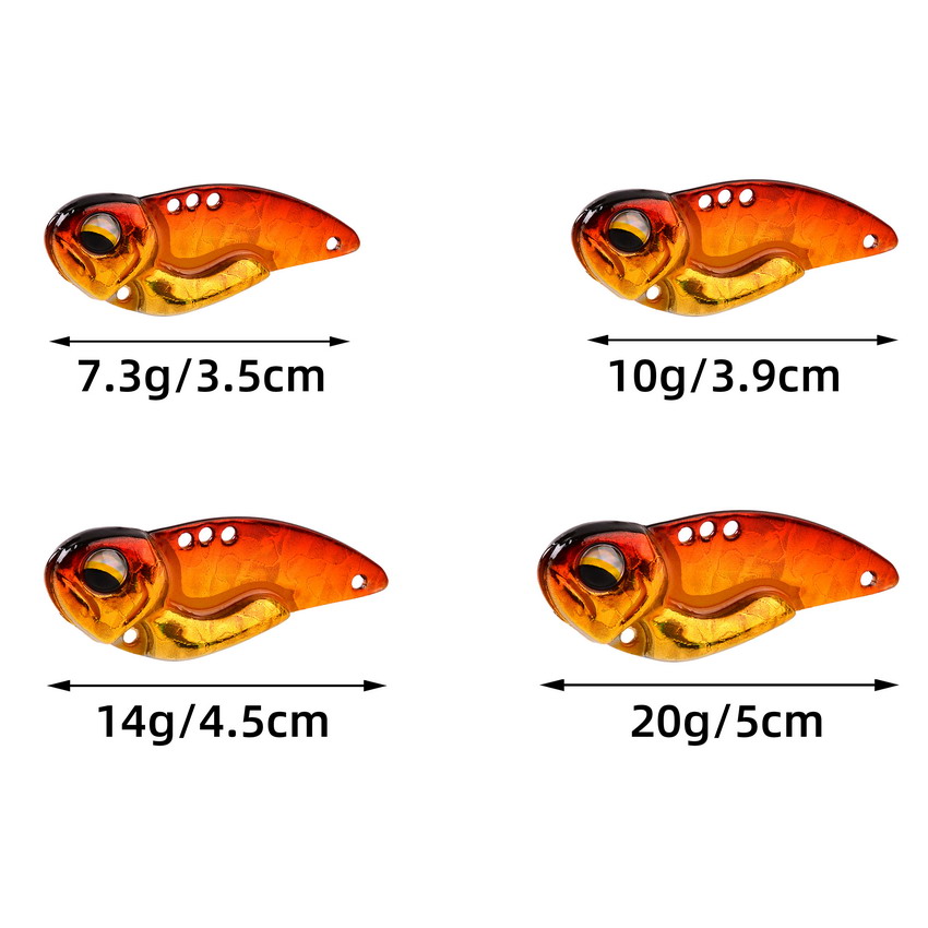 6pcs Metal VIB Fishing Lures 7 - Fishing Lure Blade Bait review and price