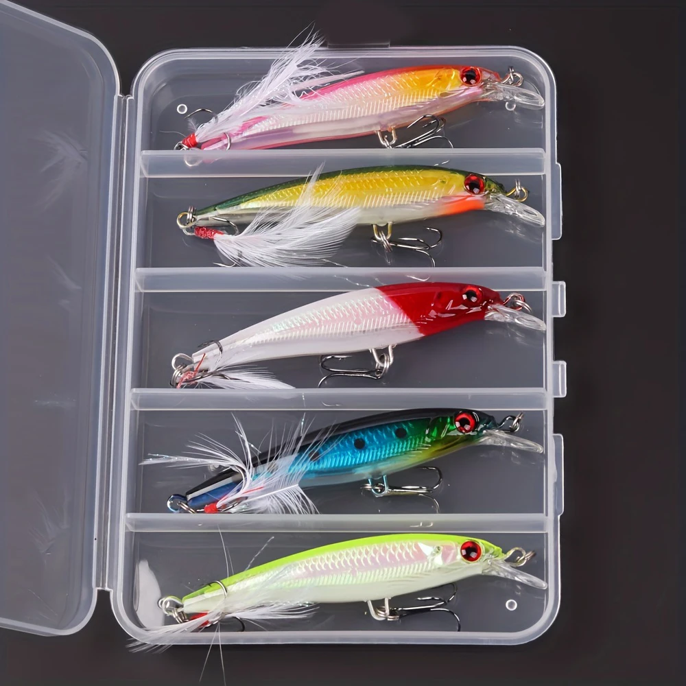 Laser 3D Eyes Bionic Minnow Fi - Fishing Lure Box review and price