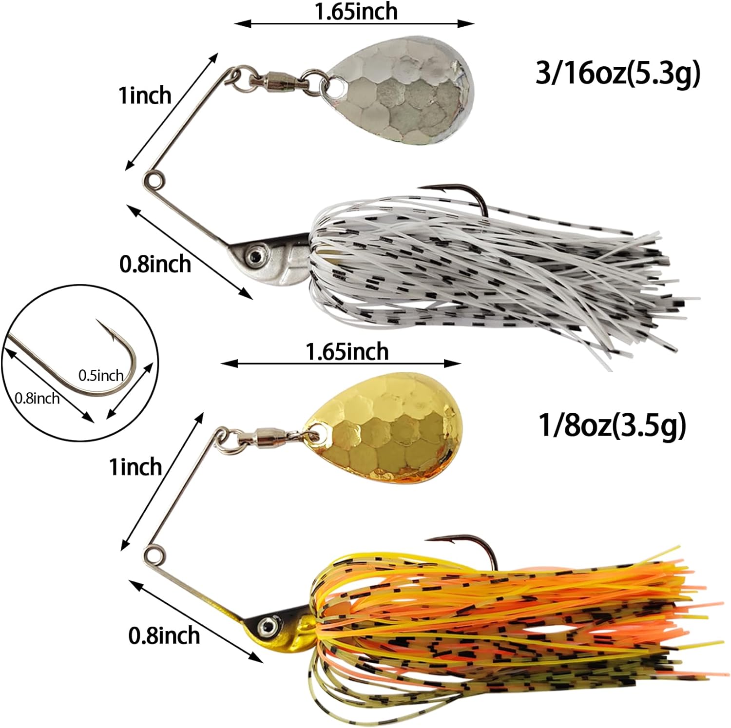 Eupheng Spinner Bait Spoon Wir - Fishing Lure Spoon review and price