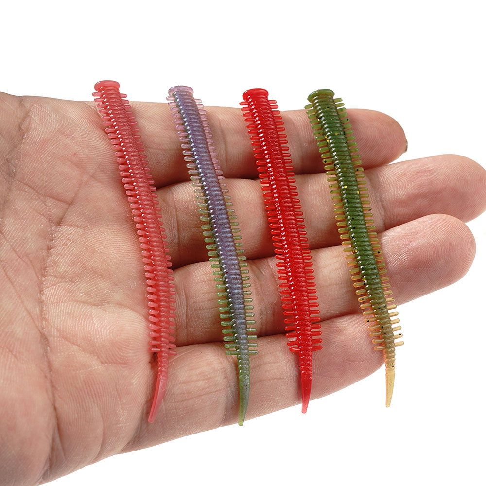 SUNMILE 10pcs Sand Worm Lures  - Fishing Lure Soft Plastic review and price