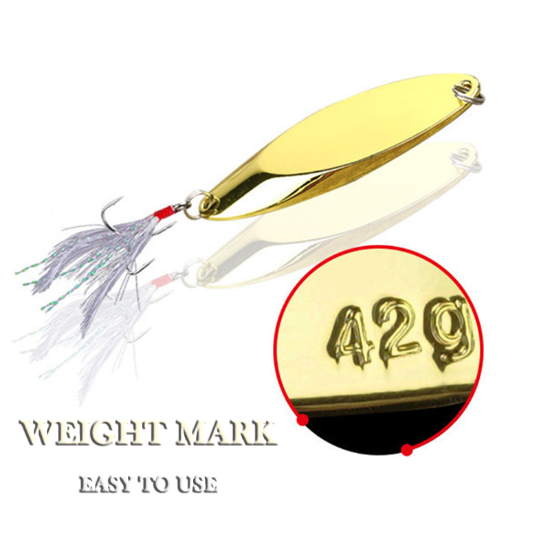 1pc 2.5g-35g Metal Spoon Lure  - Fishing Lure Spoon review and price