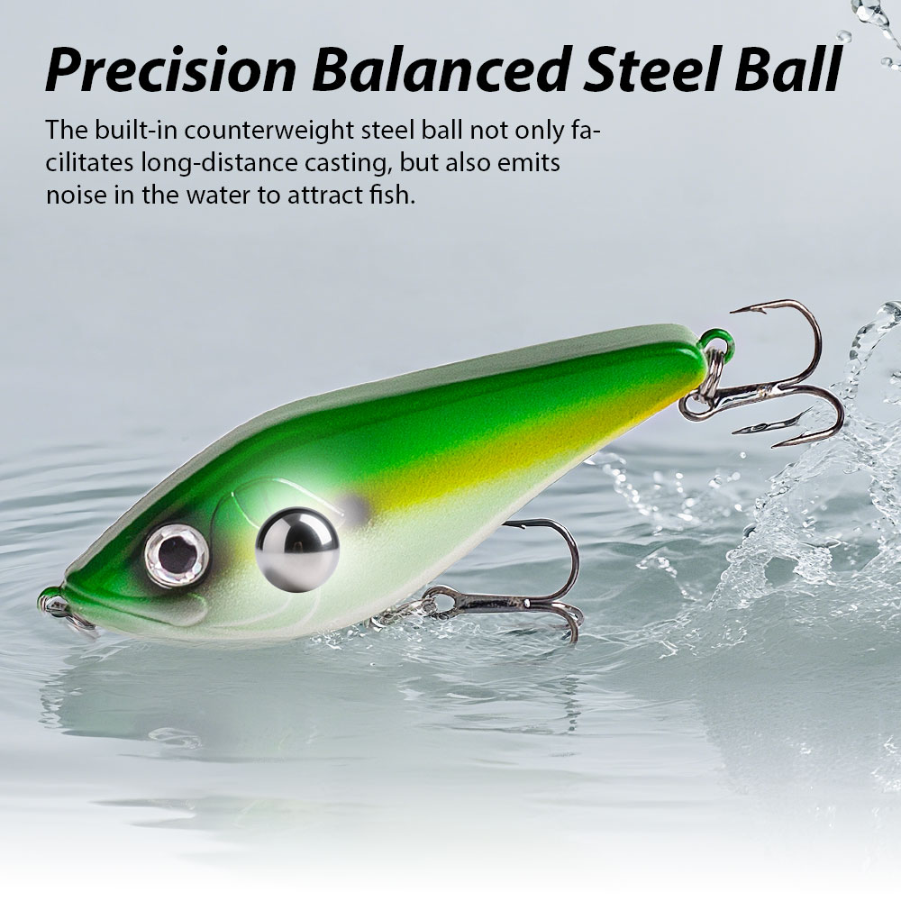 80mm/15.5g Muskies Jerkbait Pi - Fishing Lure Jerkbait review and price