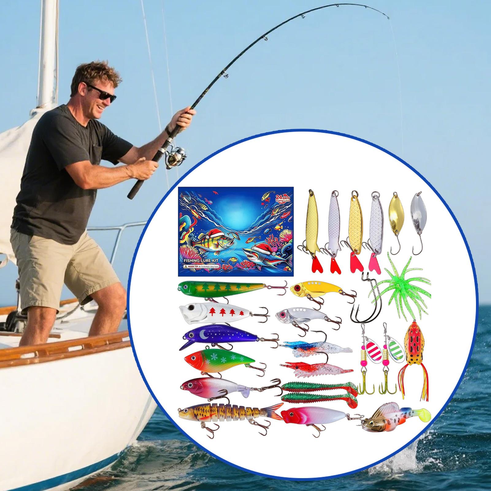 2026 Christmas Countdown Calen - Fishing Lure Kit review and price