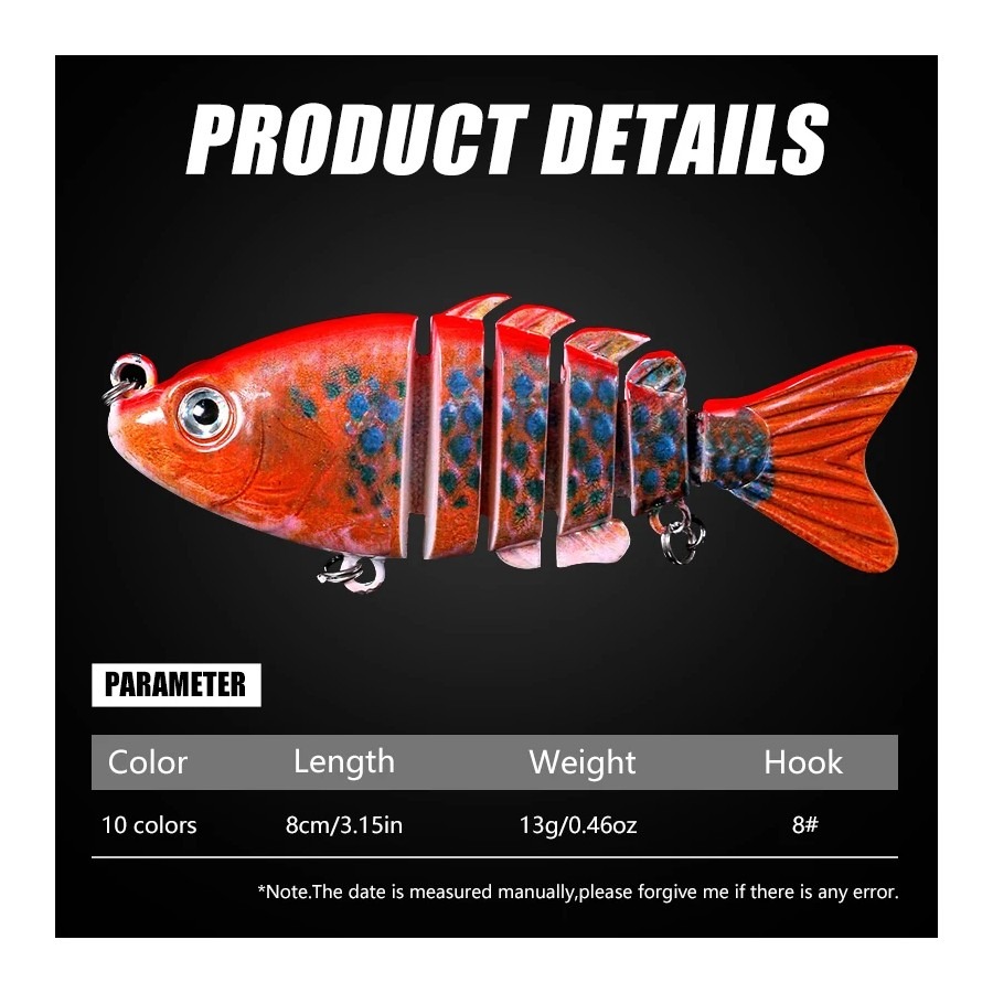 1PCS 8cm 13g Lifelike Fishing  - Fishing Lure Popper review and price