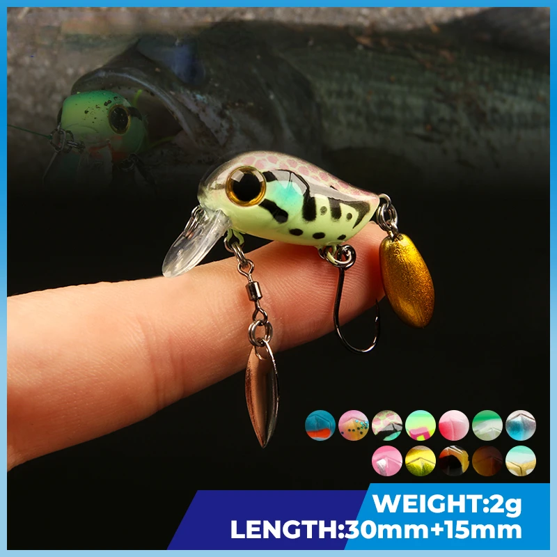 Floating Micro Crankbaits 30mm - Fishing Lure Crankbait review and price