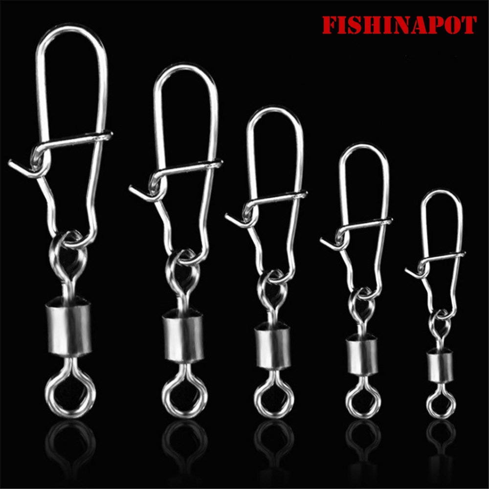 FISHINAPOT 30pcs/lot 2#-10# St - Fishing Lure Spinnerbait review and price