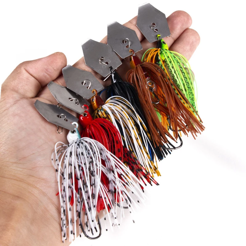 6 Pcs/Set Chatterbait Fishing  - Fishing Lure Crankbait review and price