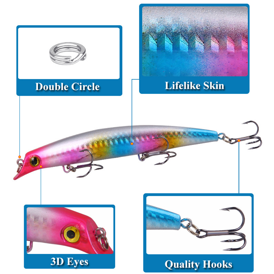 6pcs Crankbaits Fishing Lures  - Fishing Lure Popper review and price