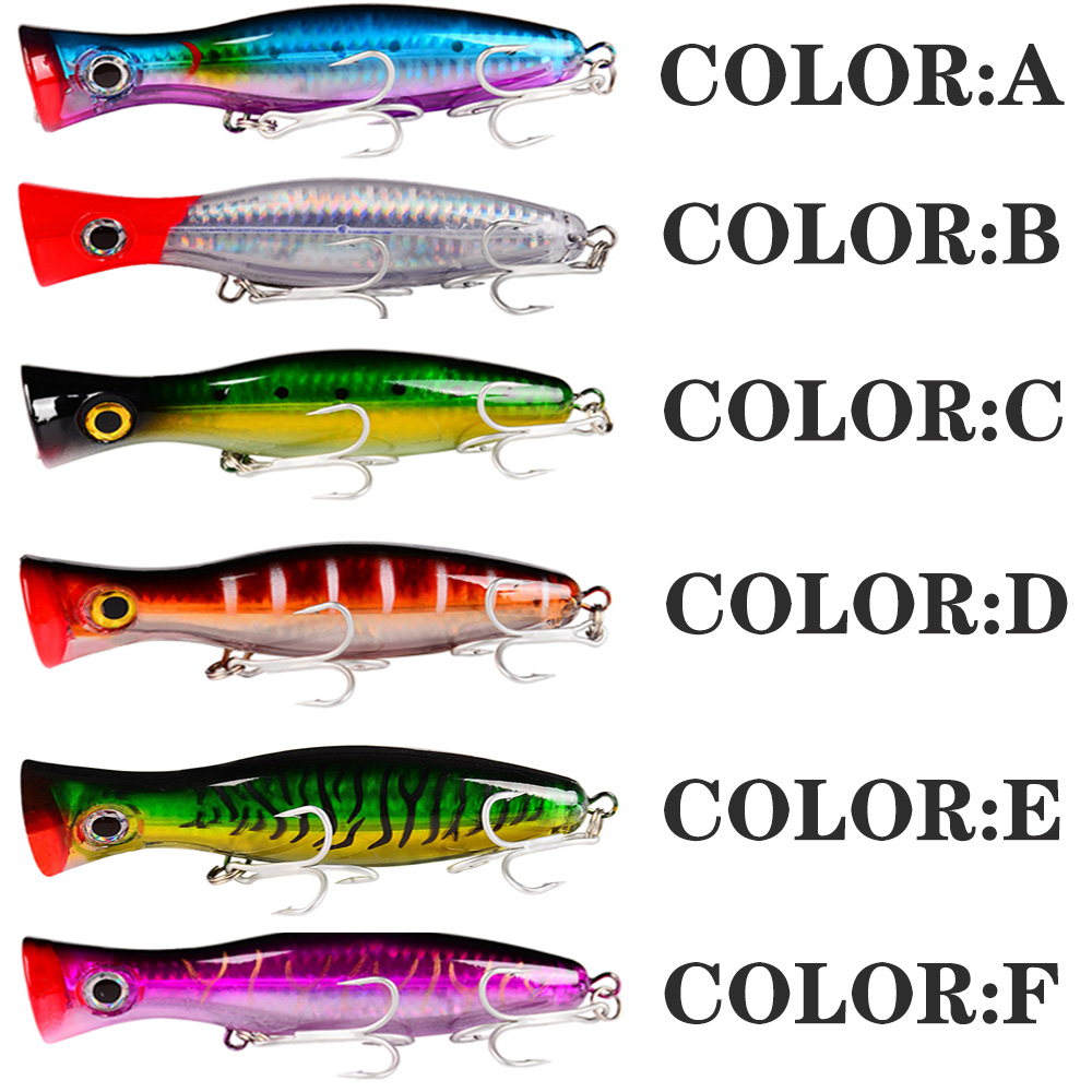 PROBEROS 1pc 13cm 43g Popper F - Fishing Lure Popper review and price