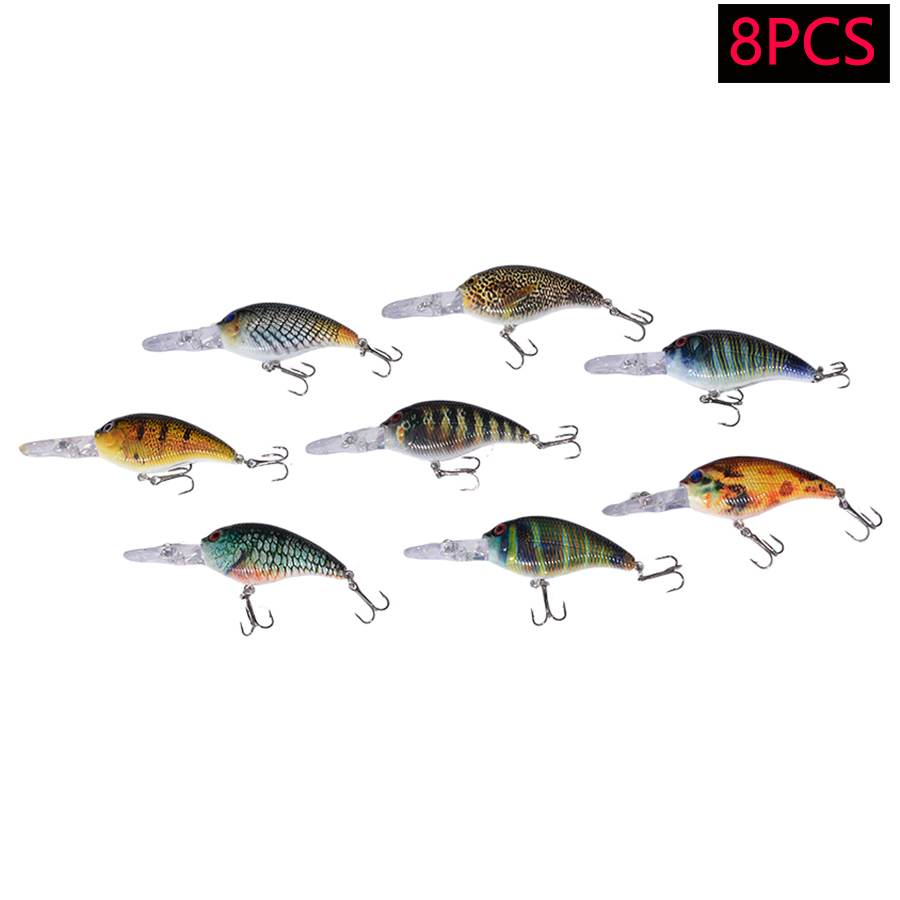 8pcs Jerkbait Minnow ABS Hard  - Fishing Lure Jerkbait review and price