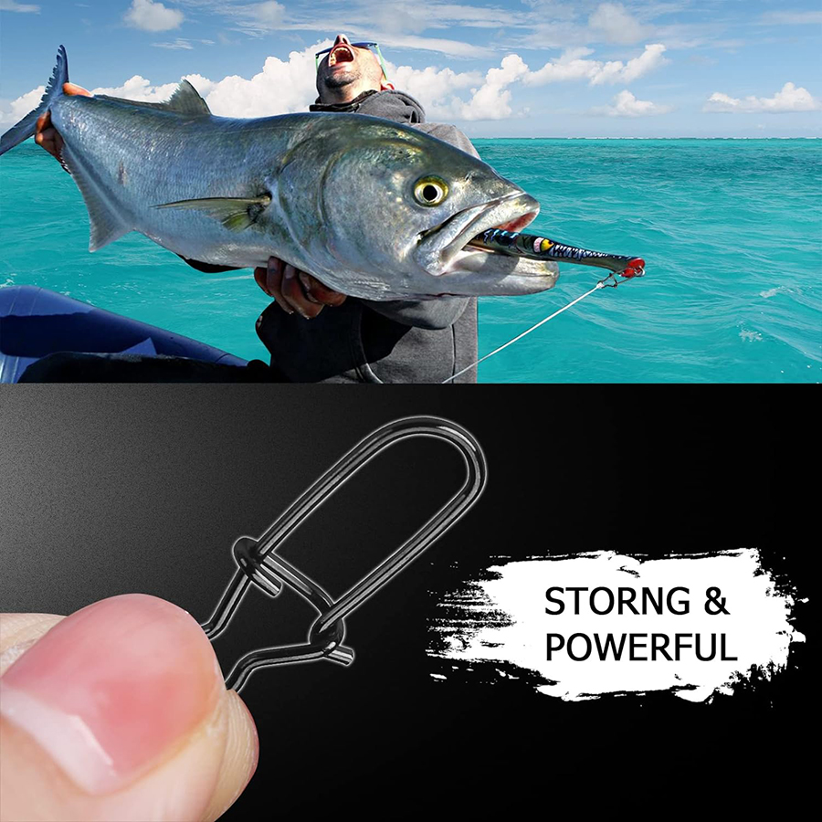 50Pcs Crankbait Snaps Stainles - Fishing Lure Crankbait review and price