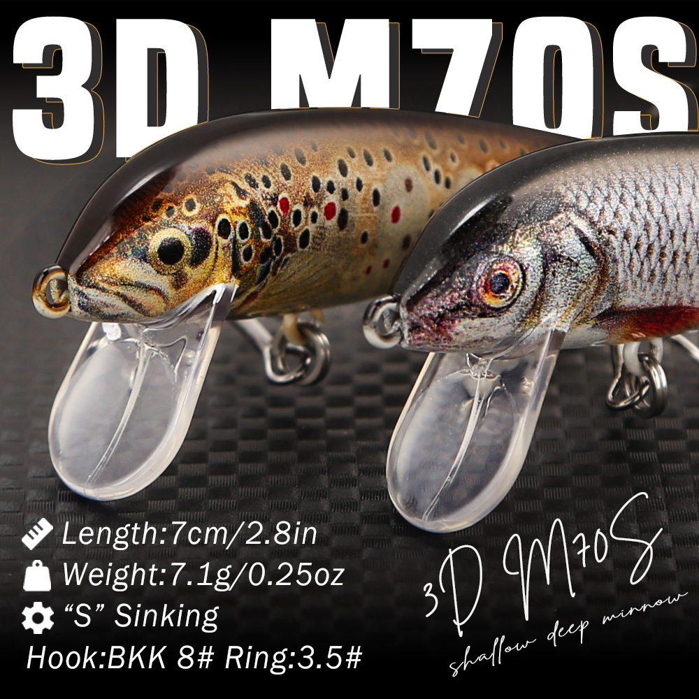 B&U Sinking Minnow Fishing Lur - Fishing Lure Spinnerbait review and price