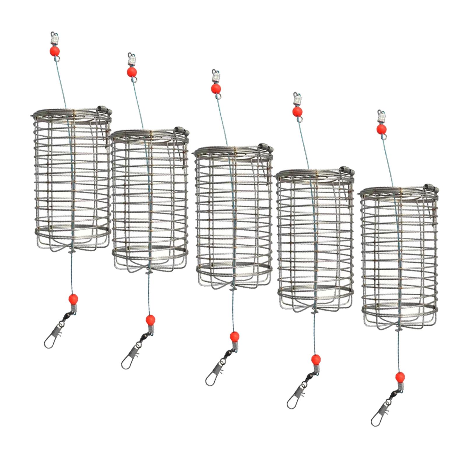 5x Solid Fishing Feeder Cage T - Fishing Lure Box review and price