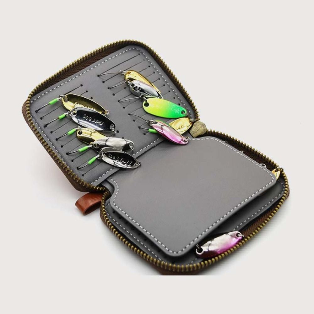 PU Leather Lure Wallet Bag Car - Fishing Lure Spinner review and price