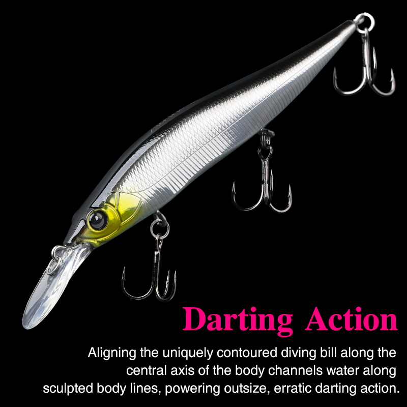 TSURINOYA  Suspending Minnow J - Fishing Lure Jerkbait review and price