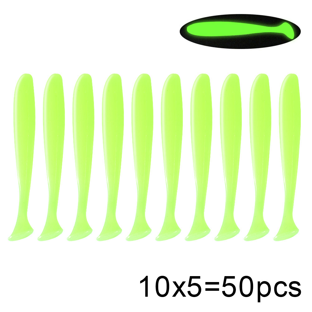 QXO 50 Pcs/Lot Swimbait Soft L - Fishing Lure Soft Plastic review and price