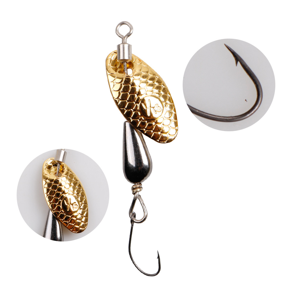 2Pcs Spinner Spoon Metal Bait  - Fishing Lure Spoon review and price