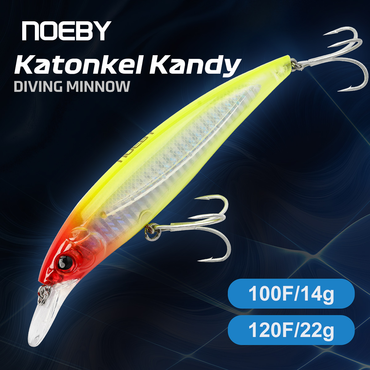 NOEBY Minnow Fishing Lure 100m - Fishing Lure Jerkbait review and price