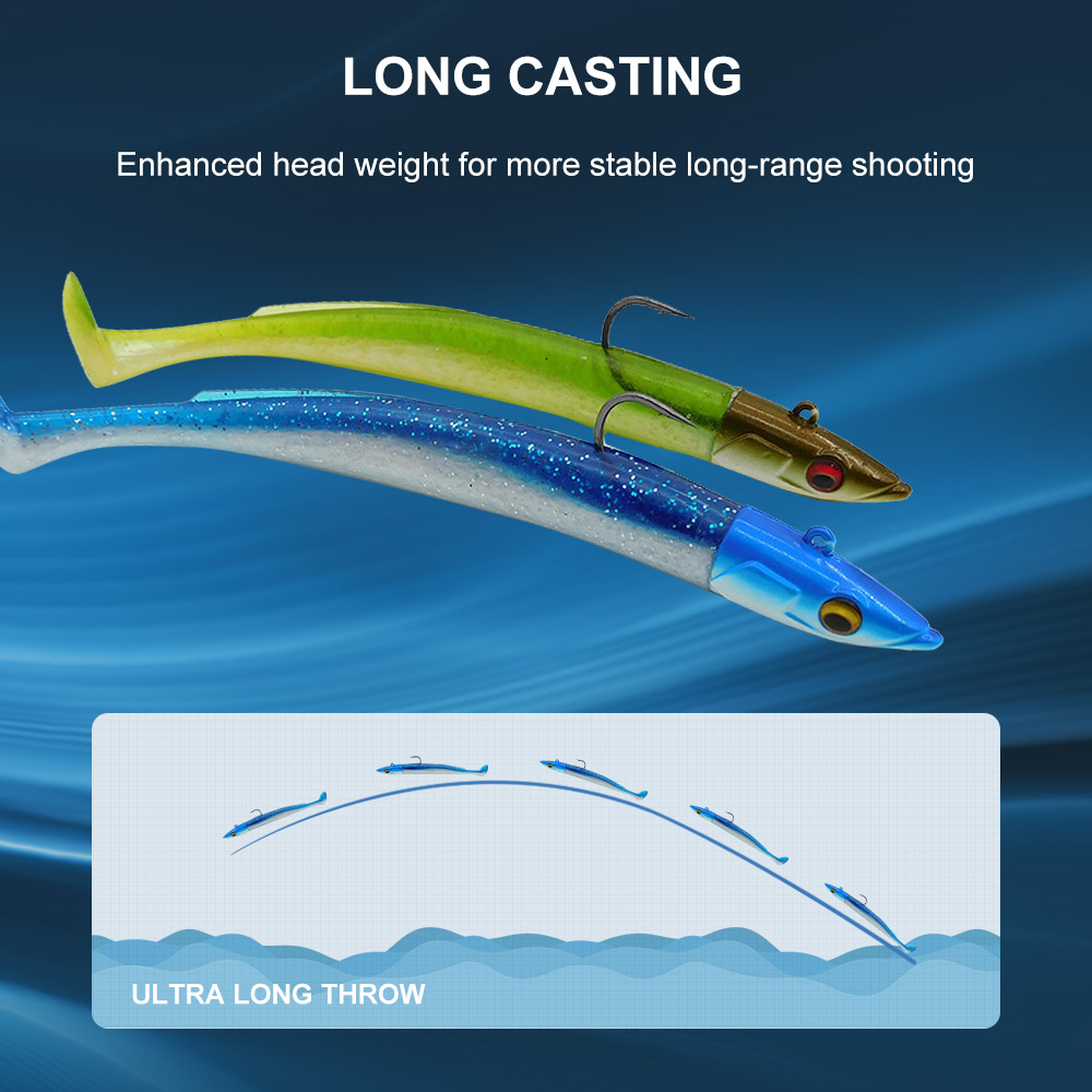 ESFISHING Soft Fishing Lure Le - Fishing Lure Soft Plastic review and price