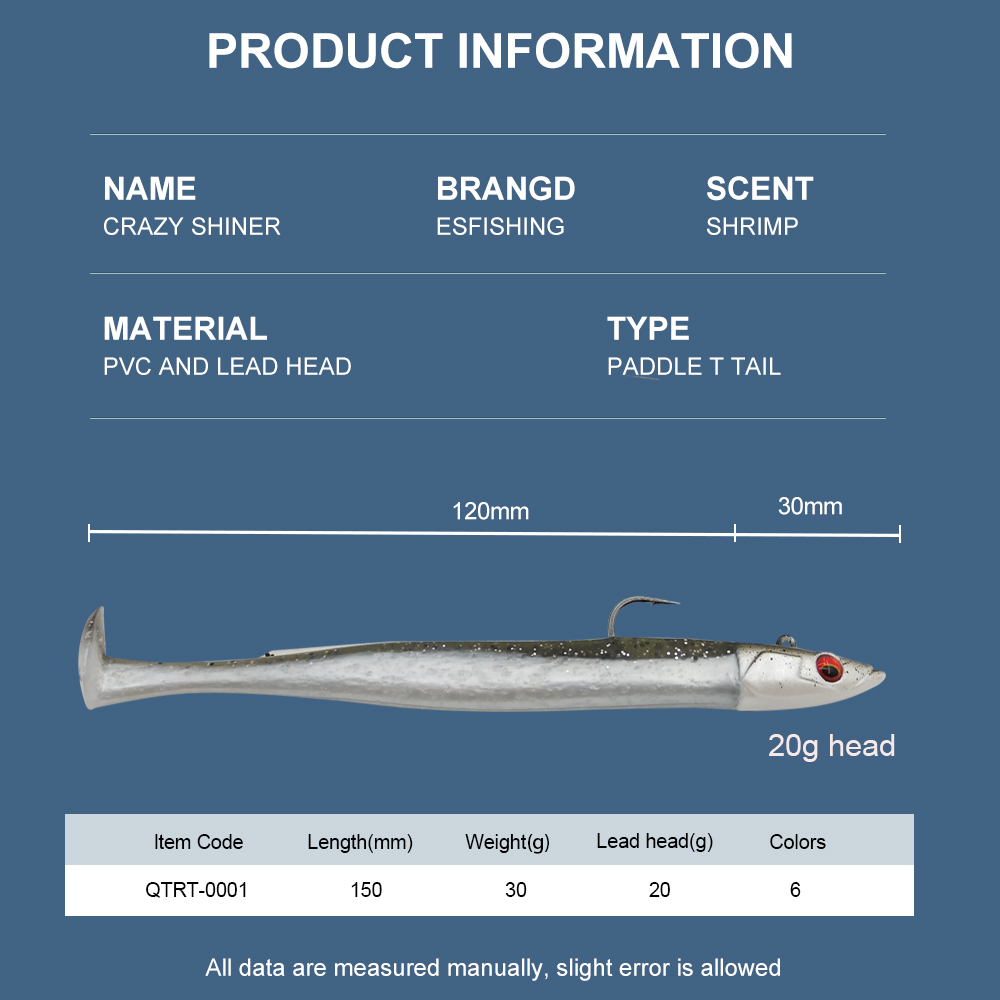 ESFISHING Soft Fishing Lure Le - Fishing Lure Soft Plastic review and price