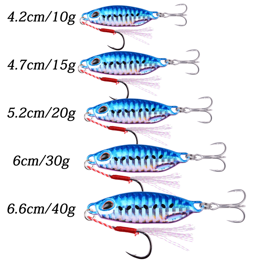 Jigs 10g 15g 20g 30g 40g Fishi - Fishing Lure Spoon review and price
