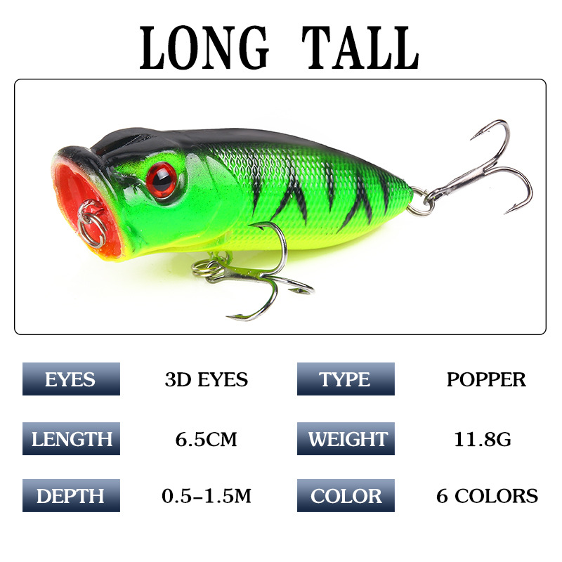 6pcs 6colors（opp bag）/5pcs 5co - Fishing Lure Topwater review and price