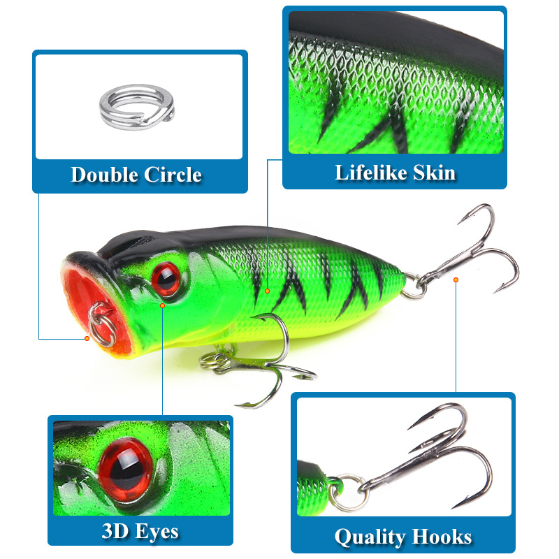6pcs 6colors（opp bag）/5pcs 5co - Fishing Lure Topwater review and price