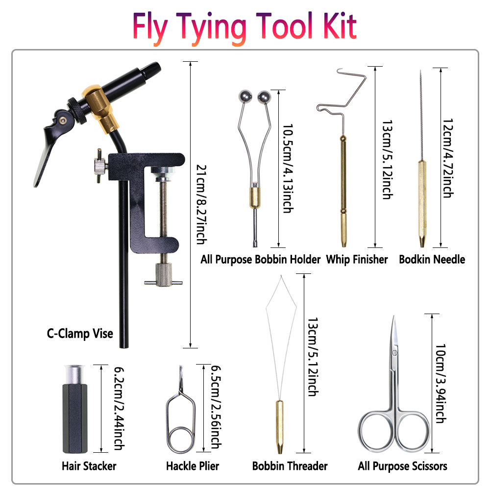 8pc/Set Hardened Steel C-Clamp - Fishing Lure Making Kit review and price
