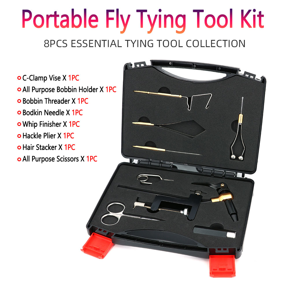 8pc/Set Hardened Steel C-Clamp - Fishing Lure Making Kit review and price