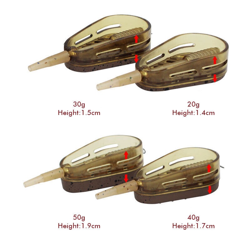 5Pcs Embed Feeder for Fishing  - Fishing Lure Making Kit review and price