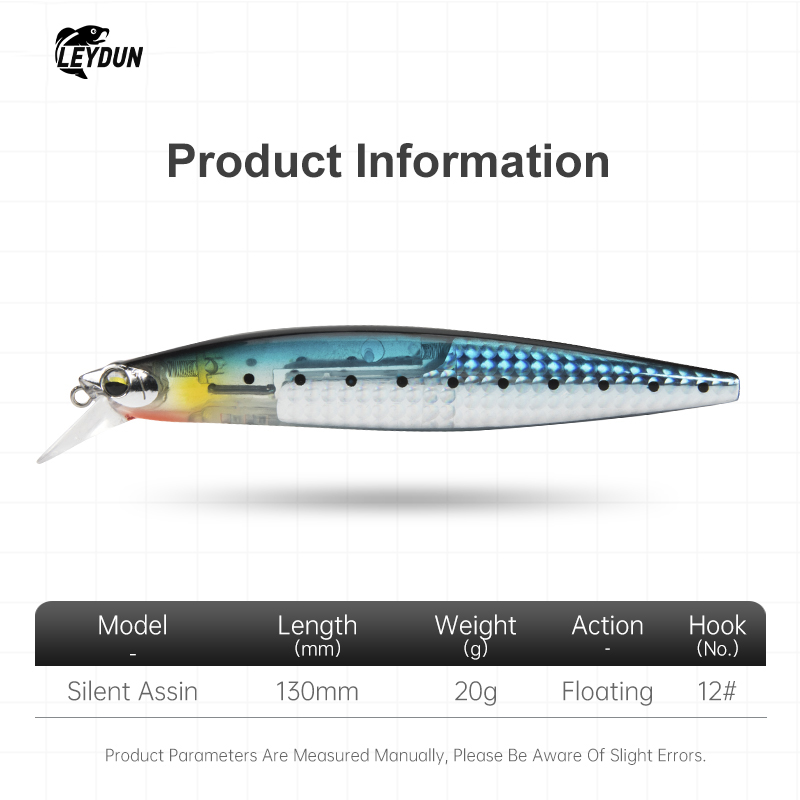 LEYDUN Floating Sea Bass Fishi - Fishing Lure Blade Bait review and price